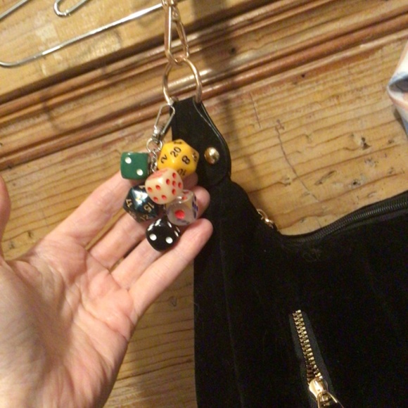 New! Upcycled boho western faux suede bag - Picture 3 of 6